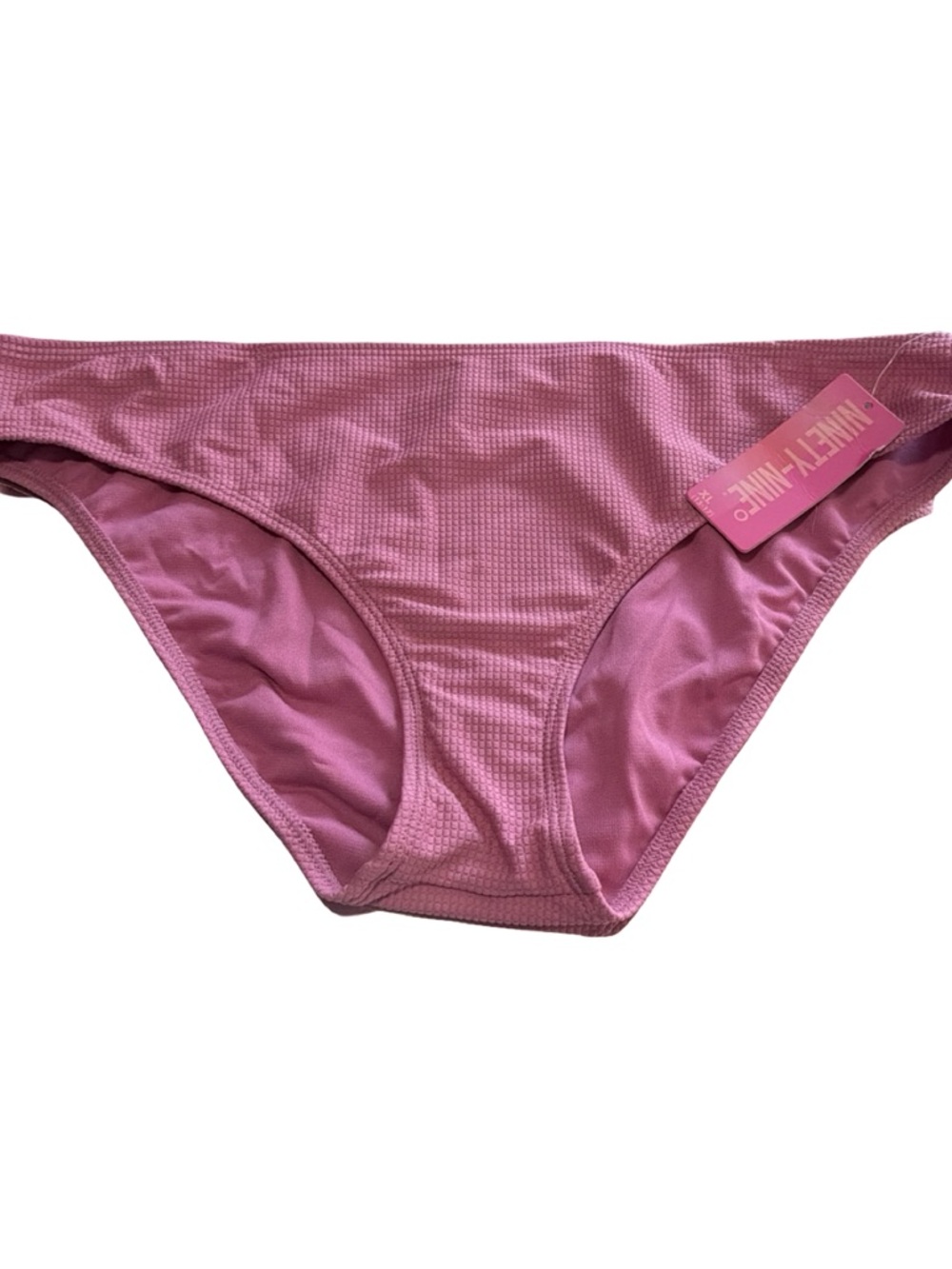 MINKPINK Pink Textured Bikini Bottom